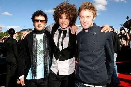 Wolfmother on the red carpet